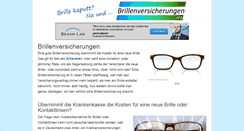 Desktop Screenshot of brillenversicherungen.org